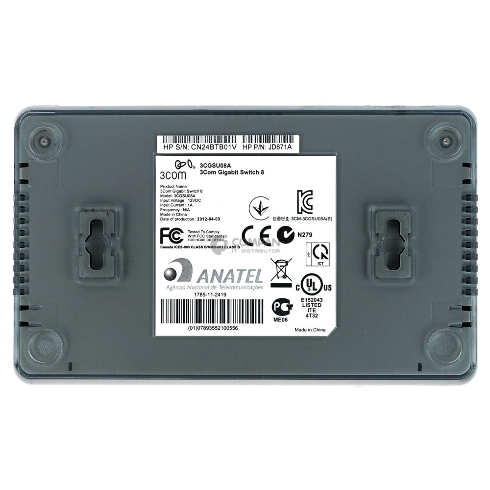 JD871A HP  8-PORT 1GB ETHERNET UNMANAGED SWITCH